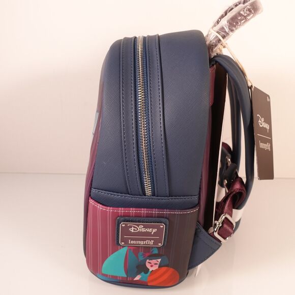 Loungefly Disney Peter Pan Mini Backpack Flying in the Night Window Scene NWT